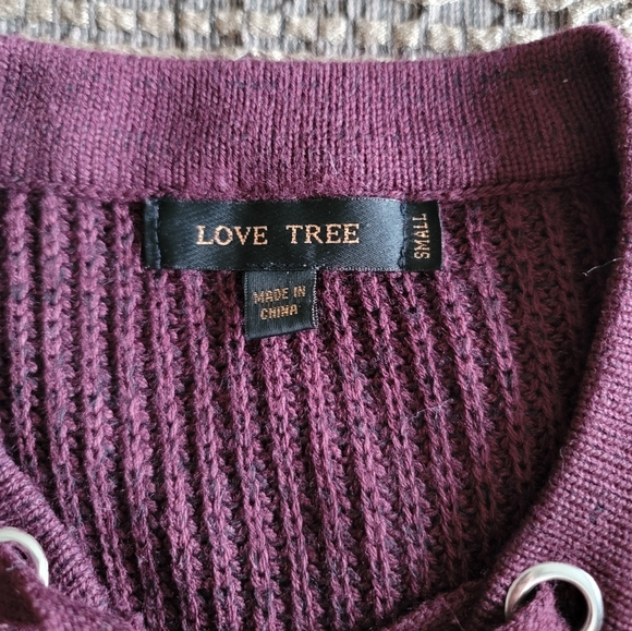 Love Tree Knit Sweater - Size Small - Picture 4 of 5